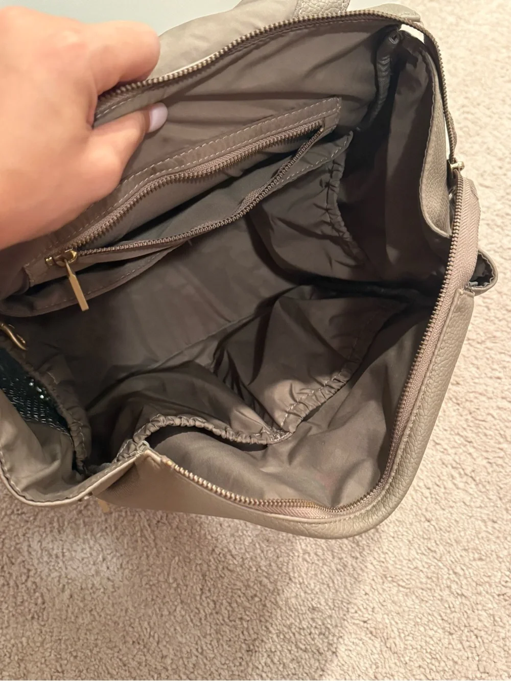 Freshly picked diaper bag